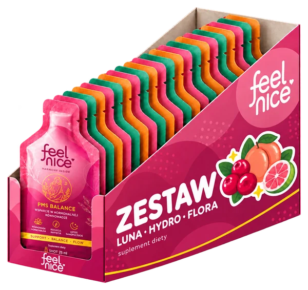Kartonik Feel Nice Zestaw (Luna, Hydro i Flora) z saszetkami